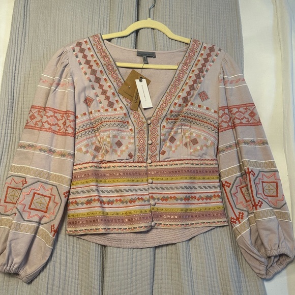 NWT Anthropologie Conditions Apply Top - Picture 2 of 5